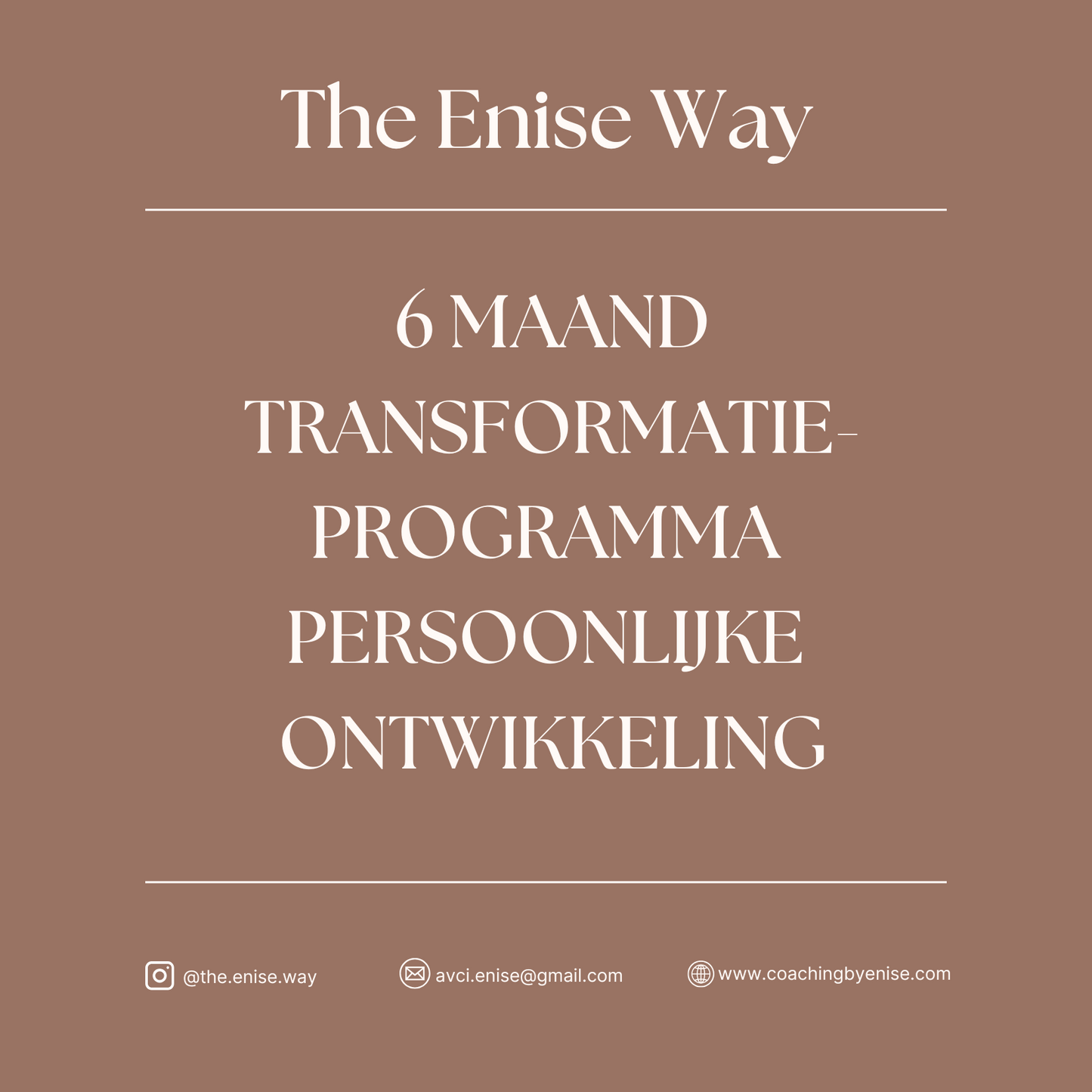 Persoonlijke ontwikkeling - Verdiepingstraject