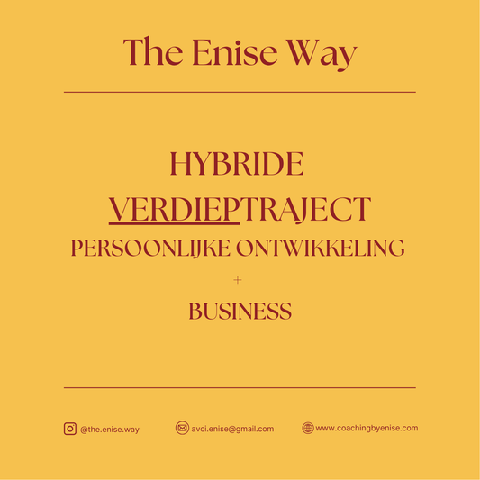 HYBRIDE TRAJECT (persoonlijke ontwikkeling + business) Verdieptraject